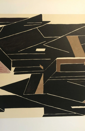 Palazuelo Lithograph Dm0673 Derriere Le Miroir 1955