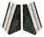 Vintage Art Deco Marble Bookends, 1940s, Set of 2 For Sale