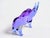 Glass Rhinoceros Sculpture in Alexandrite Murano Glass from Licio Zanetti, 1960s For Sale - Image 7 of 9