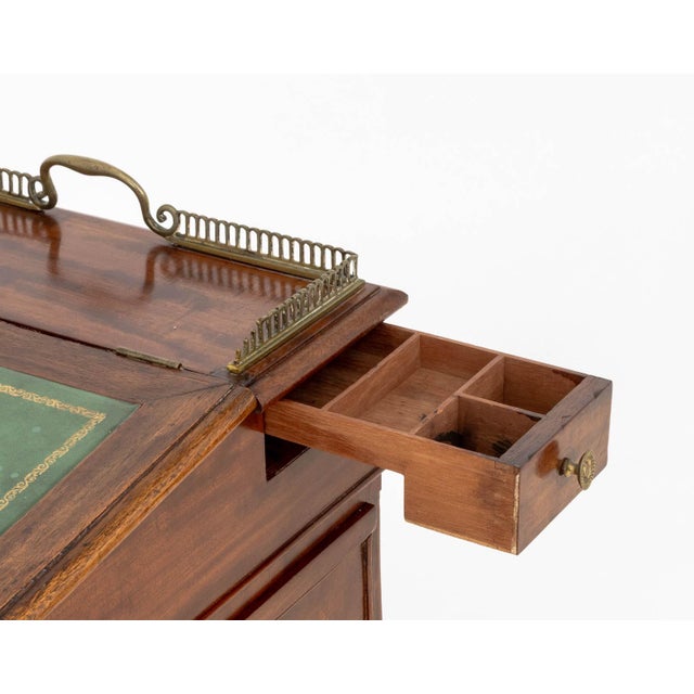English Regency Mahogany Davenport Desk, 19th Century For Sale - Image 12 of 13