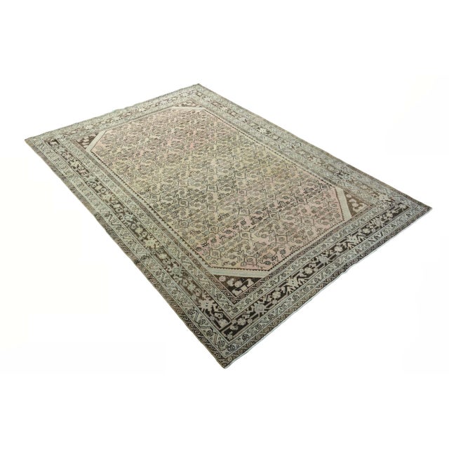 Vintage Hand-Knotted Rug, 1970s For Sale - Image 3 of 11
