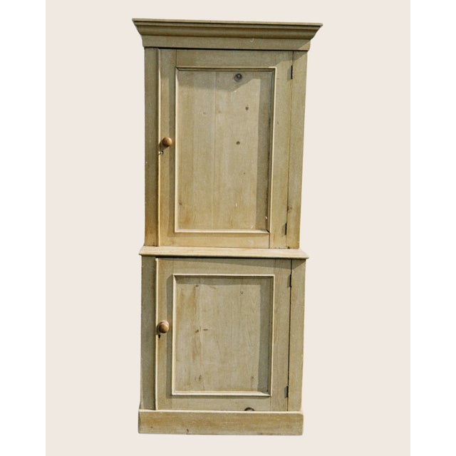 Stripped Pine Housekeepers Cupboard, 1890s For Sale - Image 5 of 5