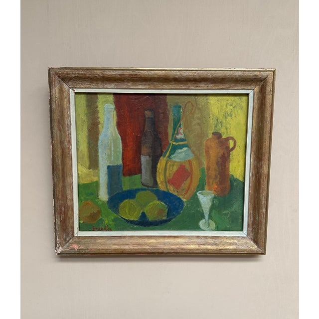 Svän Grandin, Nature Morte, 1960s, Oil on Panel, Framed For Sale - Image 11 of 18