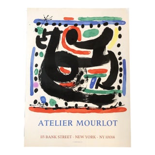 Original Joan Miro Lithograph From Atelier Mourlot For Sale