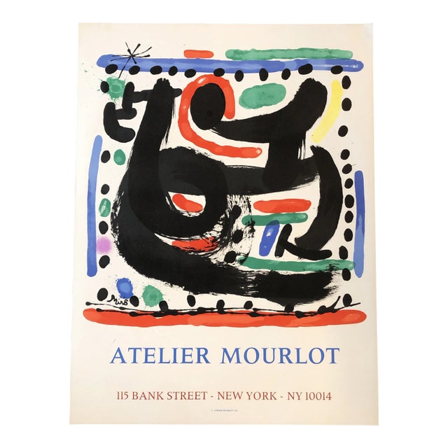 Original Joan Miro Lithograph From Atelier Mourlot For Sale