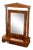 French Empire Dressing Mirror Flame Grain Mahogany 19th Century For Sale