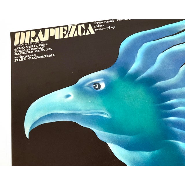 Polish film poster * Design by graphic artist Rene Mulas (1935–2020) * with printed signature of the artist * to the...