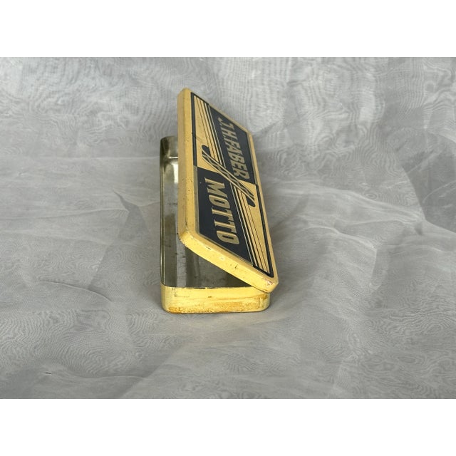 1920s Vintage Pencil Tin Box For Sale - Image 5 of 12