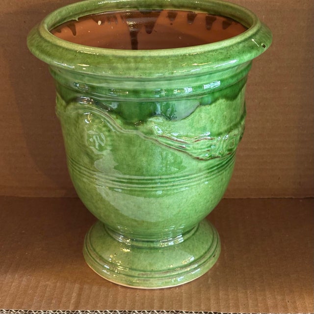 Pair of Authentic French Anduze Pots. 7” X 9” For Sale - Image 4 of 10