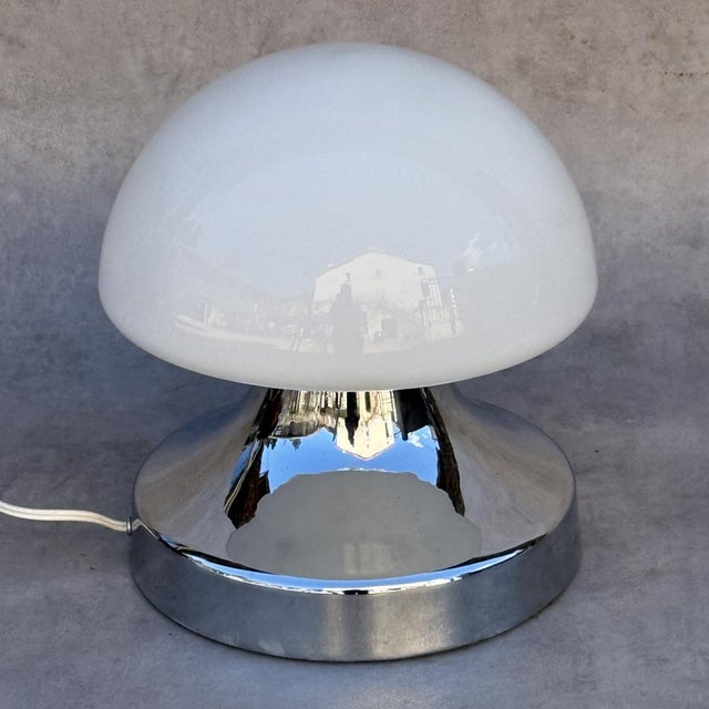 1970s Vintage Italian Mushroom Lamp, 1970s For Sale - Image 5 of 17