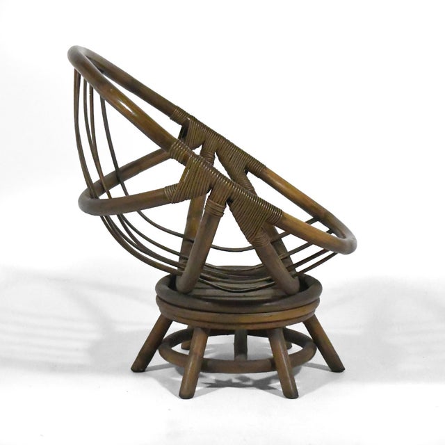 Clarke Casual Rattan Lounge Chair For Sale - Image 11 of 13