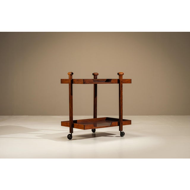 Mid-Century Modern Bar Cart Mod. CR20 by Franco Albini & Franca Helg for Poggi, Italy, 1958 For Sale - Image 3 of 14