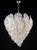 Vintage Opal Leaf Chandelier in Murano Glass, 1980 For Sale - Image 12 of 16