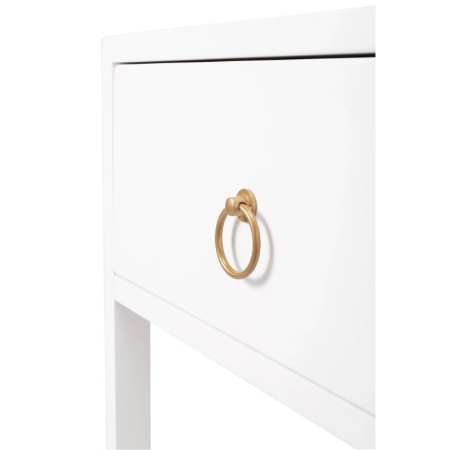 Spritely Home Accent Furniture Lark End Table, White For Sale - Image 4 of 9