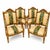 Large Louis XVI Gilded Fauteuils, Set of 4 For Sale - Image 5 of 9