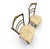 French Giltwood Salon Side Chairs, Set of 2 For Sale - Image 9 of 18