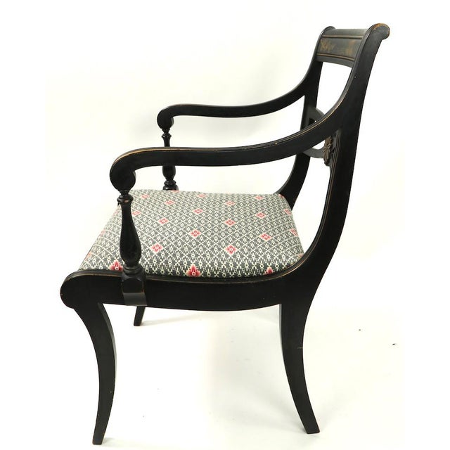 1940s Vintage Hitchcock Style Arm Chair Chairish