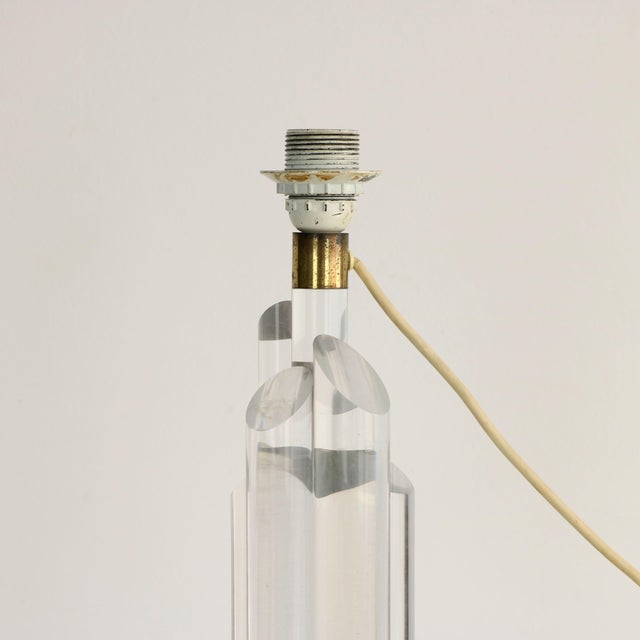 Sculptural Brass Table Lamp, 1970s For Sale - Image 4 of 6