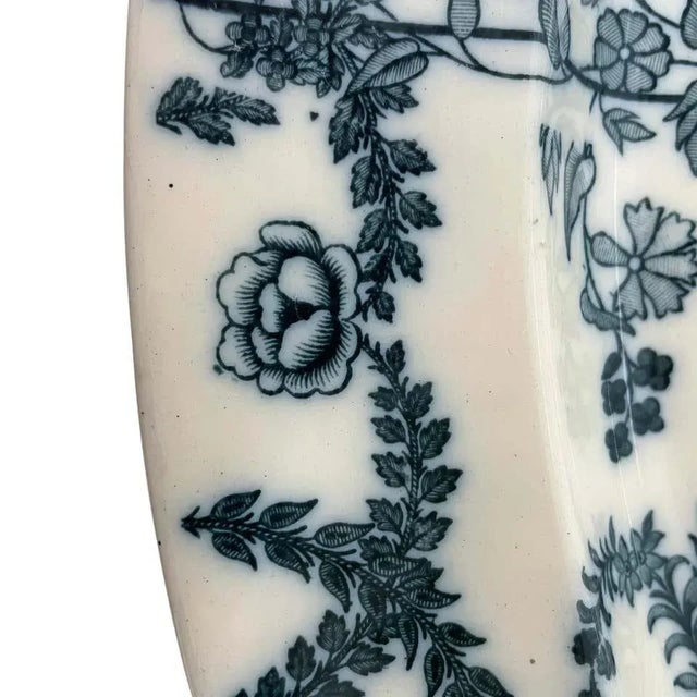 19th Century Spode Blue and White Platter For Sale - Image 10 of 13