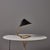 Black 1950s Erik Warna 'Gk14' Black and Brass Perforated Shade Table Lamp For Sale - Image 8 of 18
