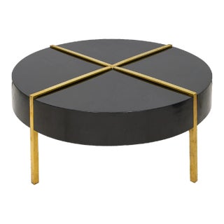 Mid-Century Ebonized Coffee Table For Sale