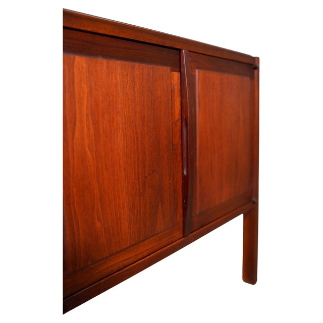 A vintage Mid-Century Modern nightstand, bedside cabinet or end table designed by Jack Cartwright for Founders Furniture...