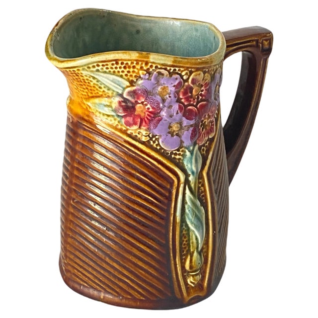 Majoric Pitcher George Jones About 1900, France, 1890s For Sale