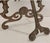 1990s Vintage Ornate Iron Easel Display Stand For Sale - Image 5 of 9
