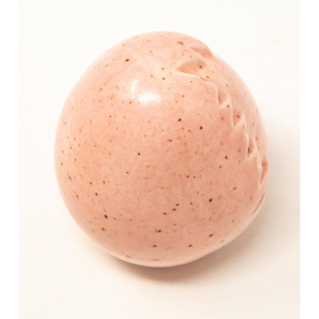 Mid 20th Century Ceramic Glazed Eggs- Set of 2 For Sale In Nashville - Image 6 of 11