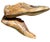 1920s Pair of 1920s Wood Shoe Molds With Applied Leather, European Size 42 For Sale - Image 5 of 8