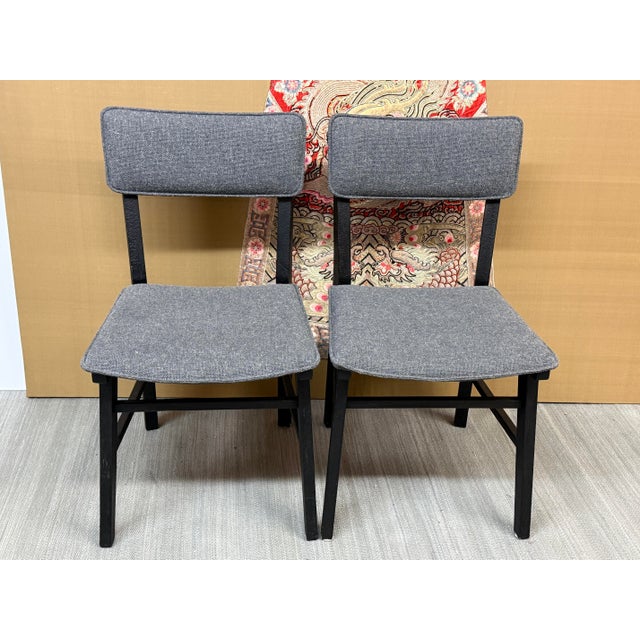 Design Plus Gallery presents a Pair of Dora Upholstered Side Chairs from International Atelier. The chairs are made from...