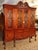 Early 21st Century Mahogany Chippendale Style China Cabinet Bookcase Breakfront For Sale - Image 5 of 11