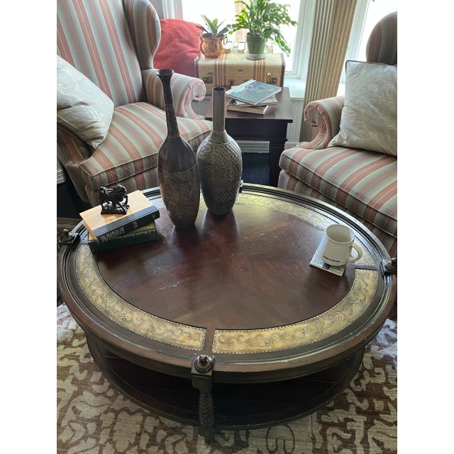 1960s English Revival Two-Tier Walnut Table With Barley Twist Legs For Sale - Image 5 of 13