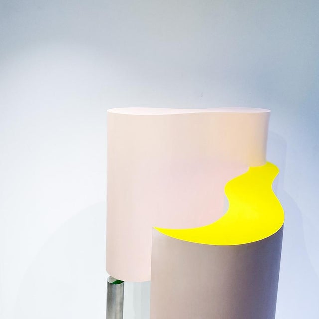 Govert Heikoop, Large Post-Modern Dutch Abstract Floor Sculpture, 1986, Painted Plywood For Sale - Image 11 of 16