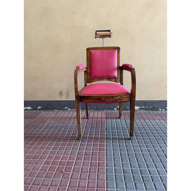 Barber's Chair, in Restored conditions. Designed 1920 to 1949