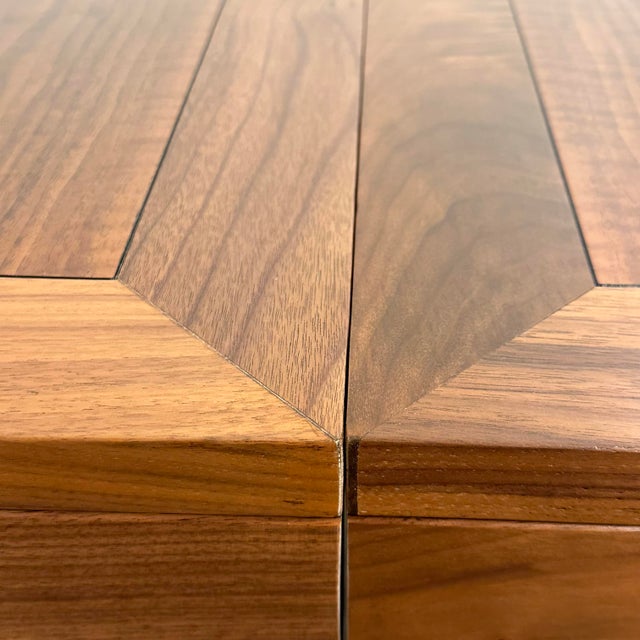 Wood Michael Taylor for Baker Restored Dining Table For Sale - Image 7 of 12