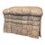 1990s Tufted Ottoman With Skirt - Robert Allen Upholstery For Sale