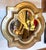 1980s 1980s Gold Painted Quadrifoil Shape Wall Mirror - Wood Frame and Bevelled Mirror Glass For Sale - Image 5 of 8