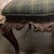Green 19th Century Italian Stool with Plaid Upholstery For Sale - Image 8 of 9