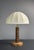 Charles Dudouyt Mid-Century Modern French Brutalist Turned Wood Mushroom Table Lamp in the style of Charles Dudouyt, 1950s For Sale - Image 4 of 17