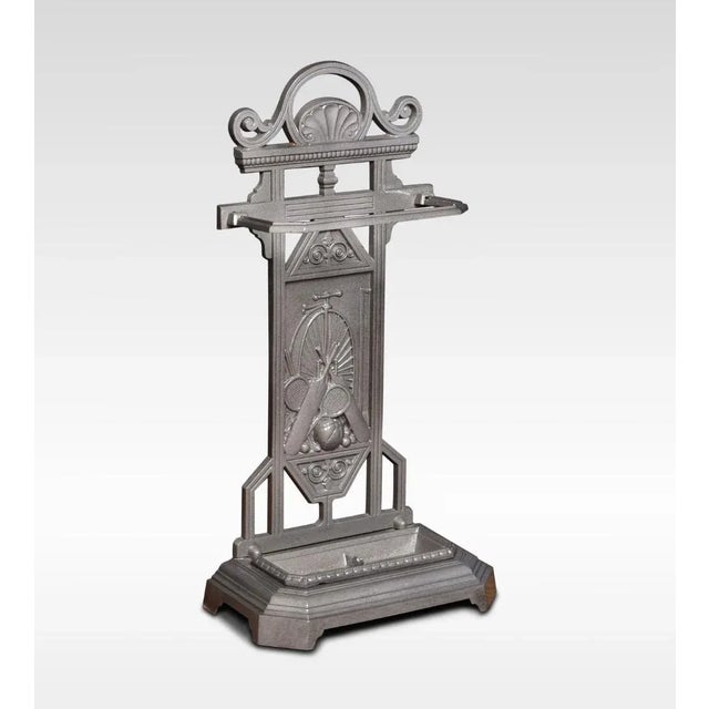 19th Century Cast Iron Umbrella Stand For Sale - Image 5 of 9
