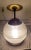 Vintage French Industrial Holophane Globe Pendant For Sale In Los Angeles - Image 6 of 11