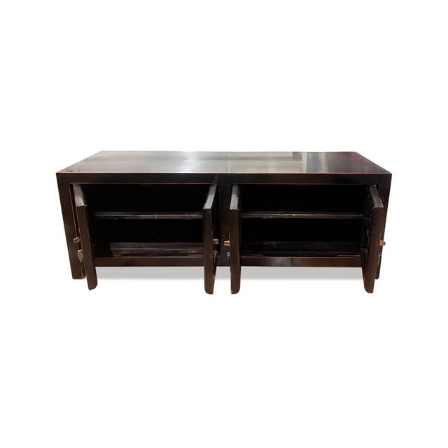 Chinese 1980s' Asian Double Doors Tv Cabinet For Sale - Image 3 of 5