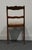 Vintage Antique Solid Mahogany Traditional Sheraton Duncan Phyfe Style Rose Back Dining Side Chair For Sale In Kansas City - Image 6 of 8