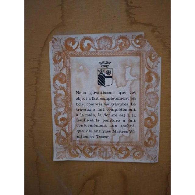 Venetian Louis XV Style Display Cabinet in Lacquered Wood For Sale - Image 6 of 7