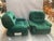 Italian Green Velvet Lounge Chairs,1970s, Set of 2 For Sale - Image 15 of 15