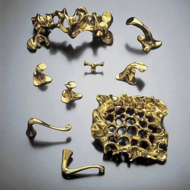 Calvet Door Handle Set by Antoni Gaudí For Sale - Image 4 of 7
