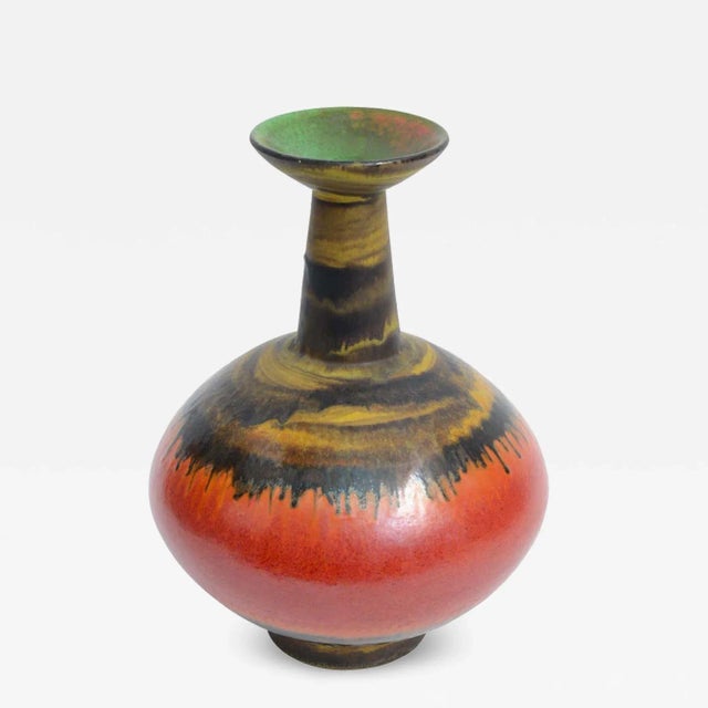 Mid-Century Alvino Bagni for Raymor Multicolor Italian Modernist Pottery For Sale - Image 11 of 11