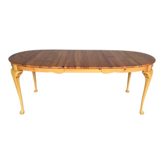 Lexington Pine/Tiger Maple 82" Dining Extension Table For Sale