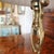 Victorian Antique English Brass Lamp For Sale - Image 3 of 10